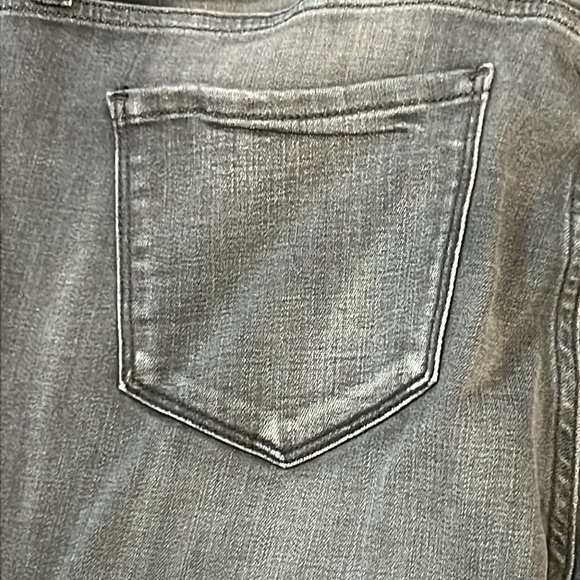 Eunina Mica Mid Rise Skinny Ankle Jeans in Gray, Distressed, Size 1XL - Picture 9 of 15